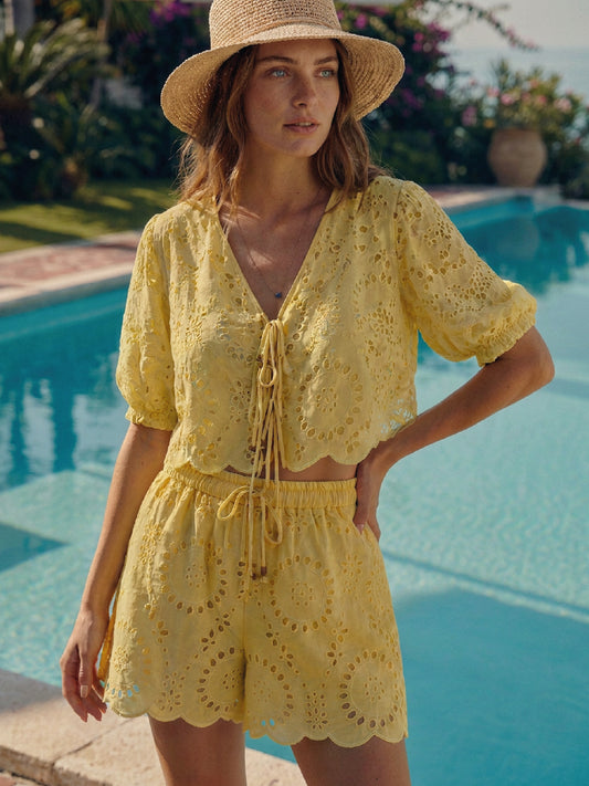 Blusa Tone Amarillo