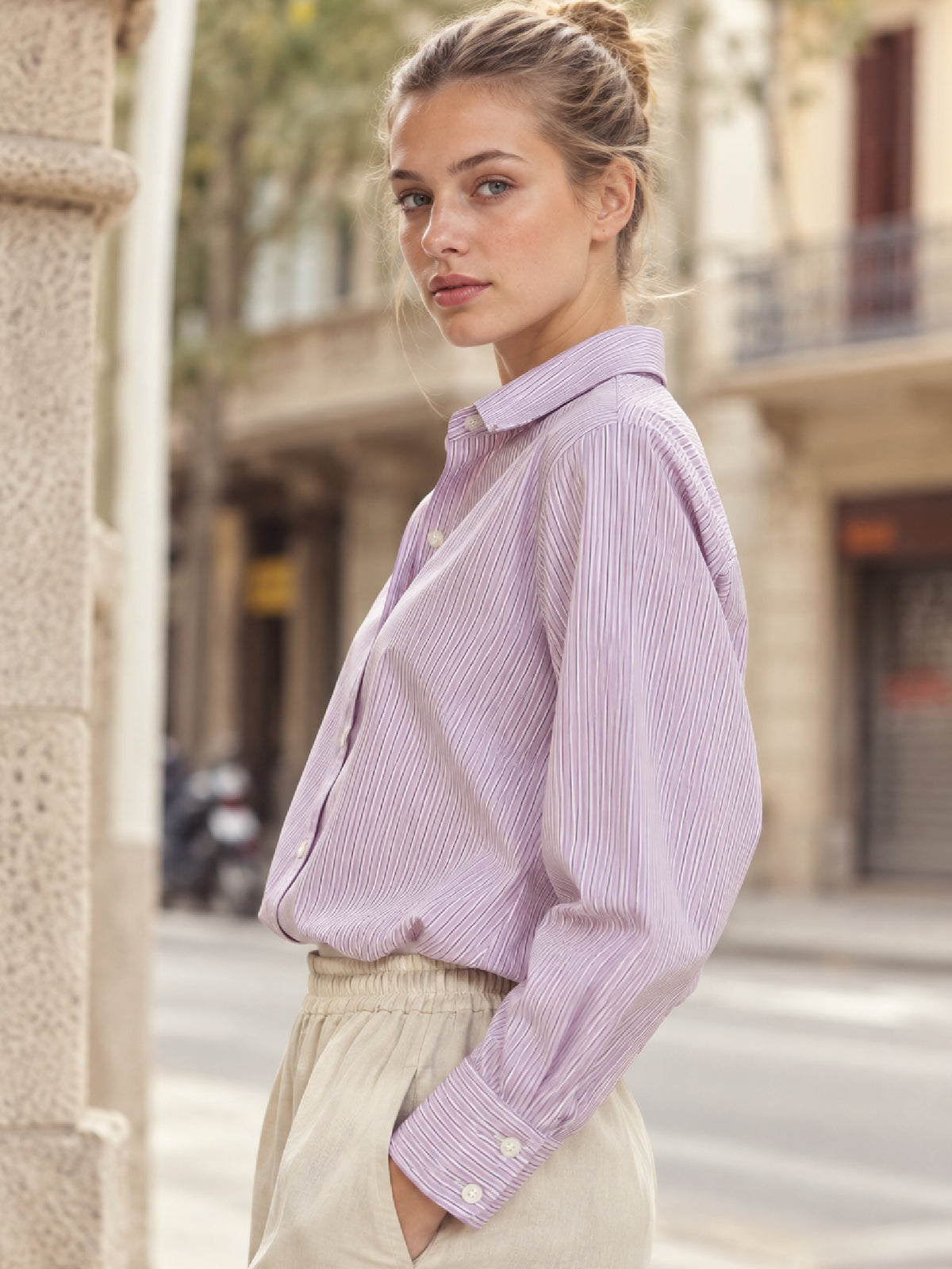 Blusa Andreina Rosa