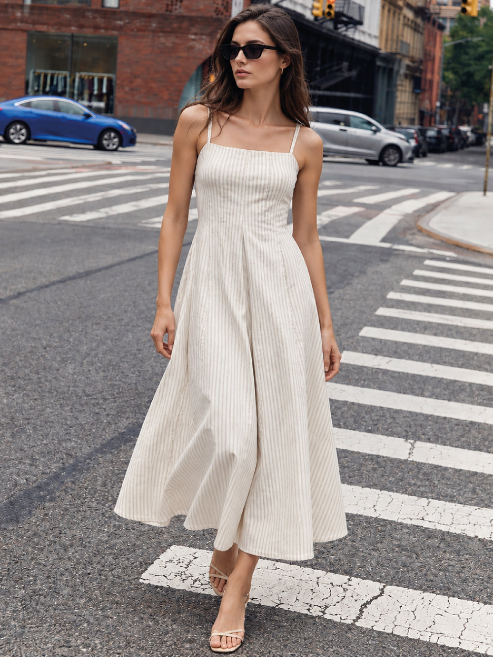 Vestido Largo Zinnia Sand