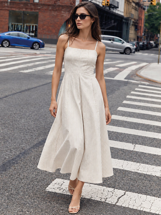 Vestido Largo Zinnia Sand
