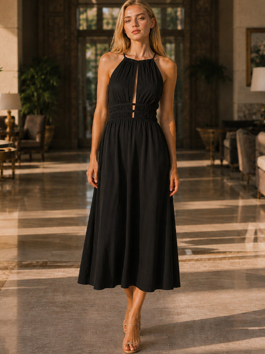 Vestido Largo Mulan Negro