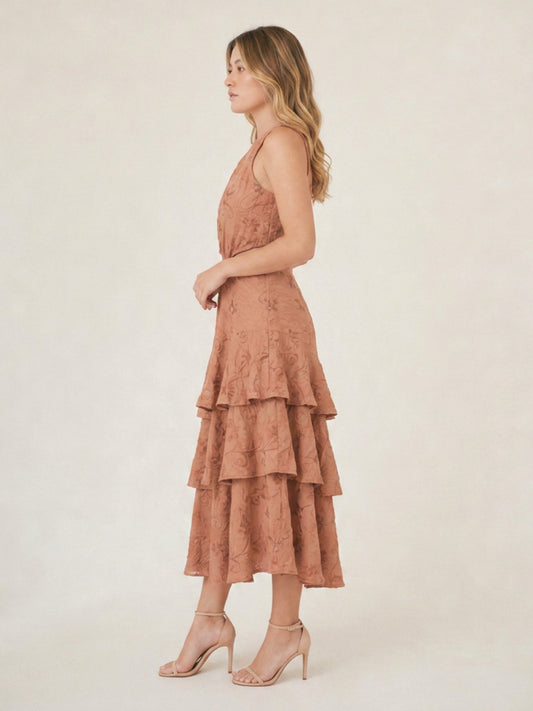 Vestido Largo Neyla Cafe