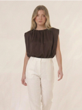 Blusa Kingham Cafe