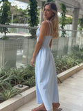 Vestido Largo Ikia Baby Blue