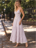 Vestido Largo Kika Rosa