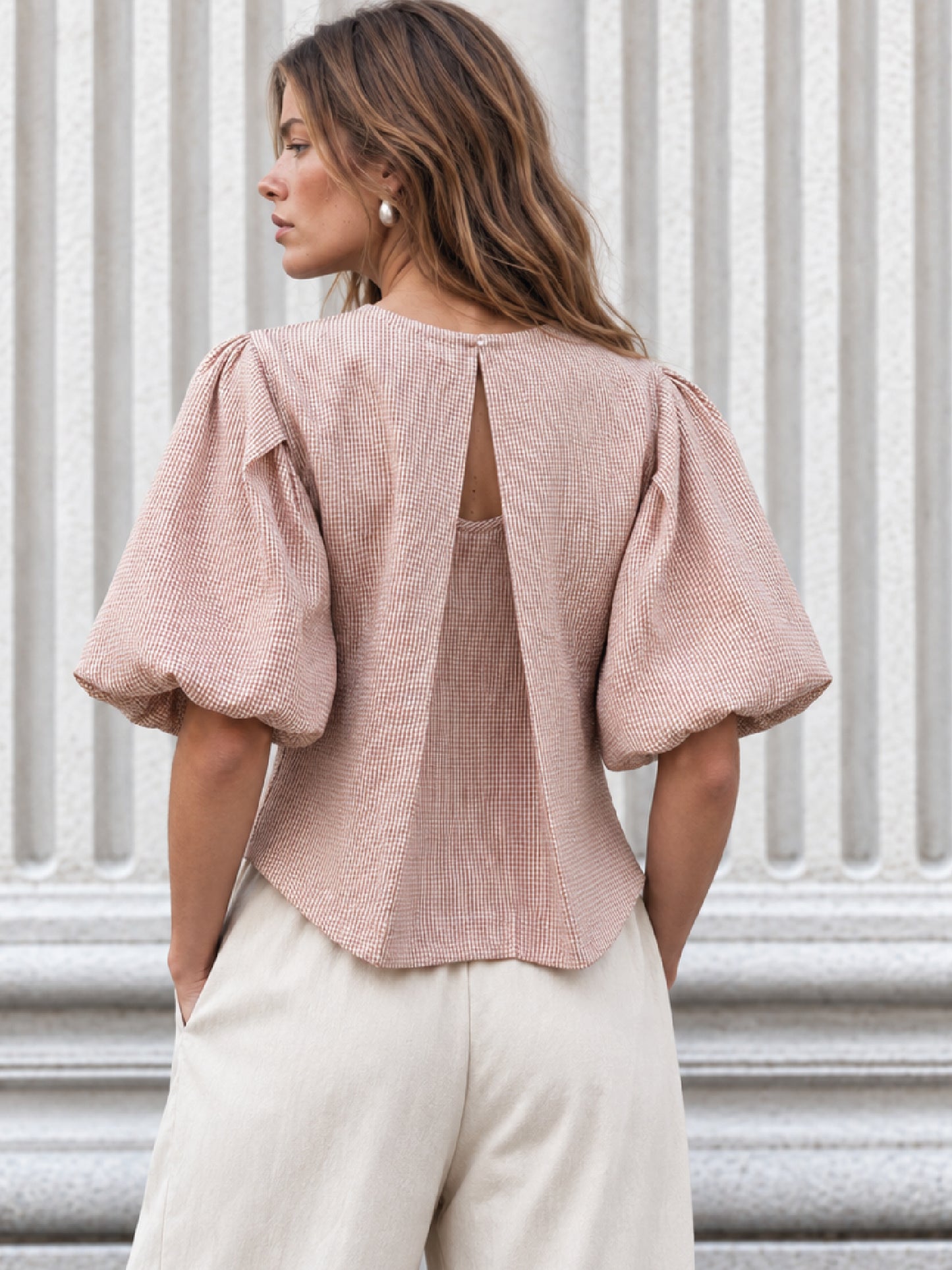 Blusa Shela Camel