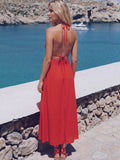Vestido Largo Mulan Rojo