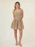 Vestido Corto Ancestral Beige