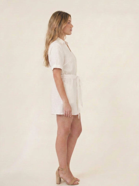 Vestido Corto Harmony Blanco