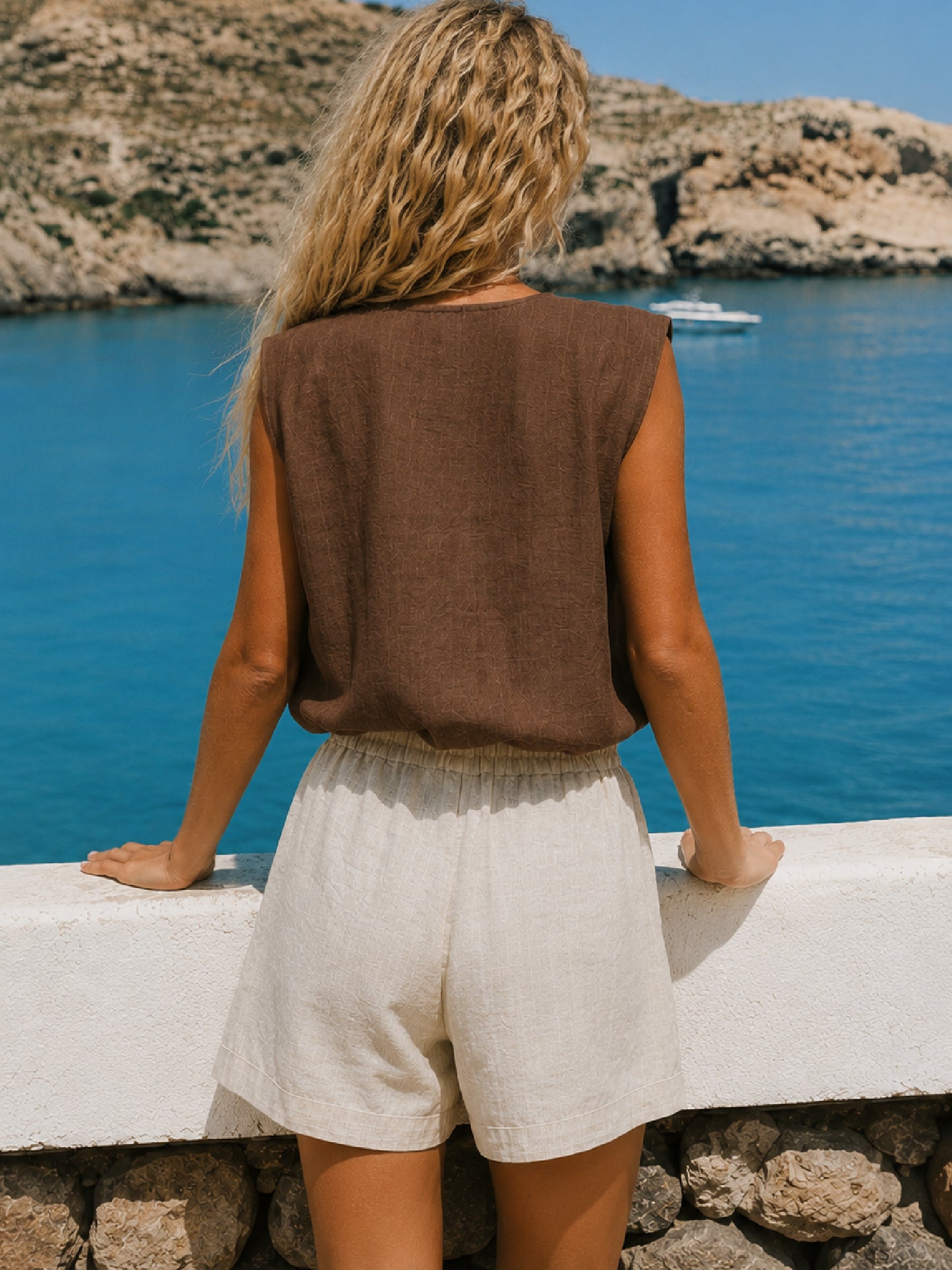 Blusa Kingham Cafe