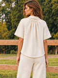 Blusa Zahos Ivory
