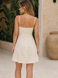Vestido Corto Eugenia Natural