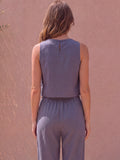 Blusa Soria Gris Oscuro