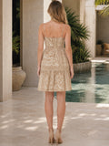 Vestido Corto Mariela Beige