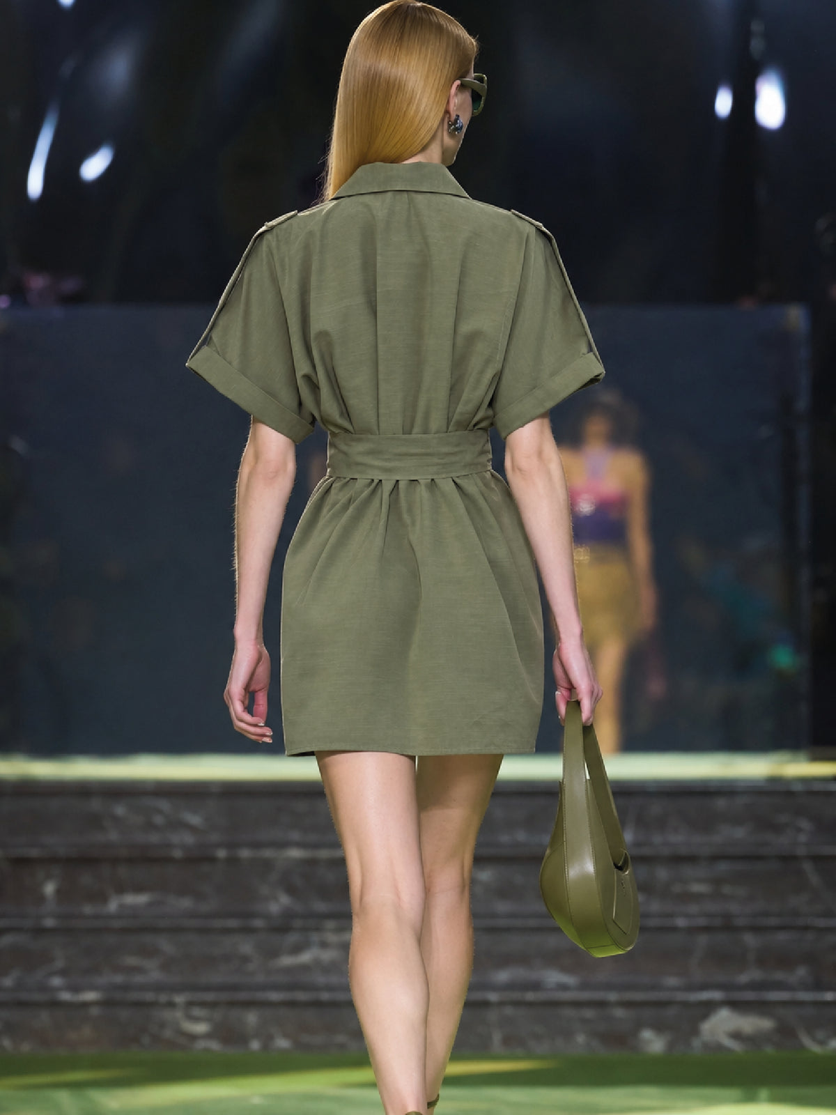 Vestido Corto Harmony Olivo