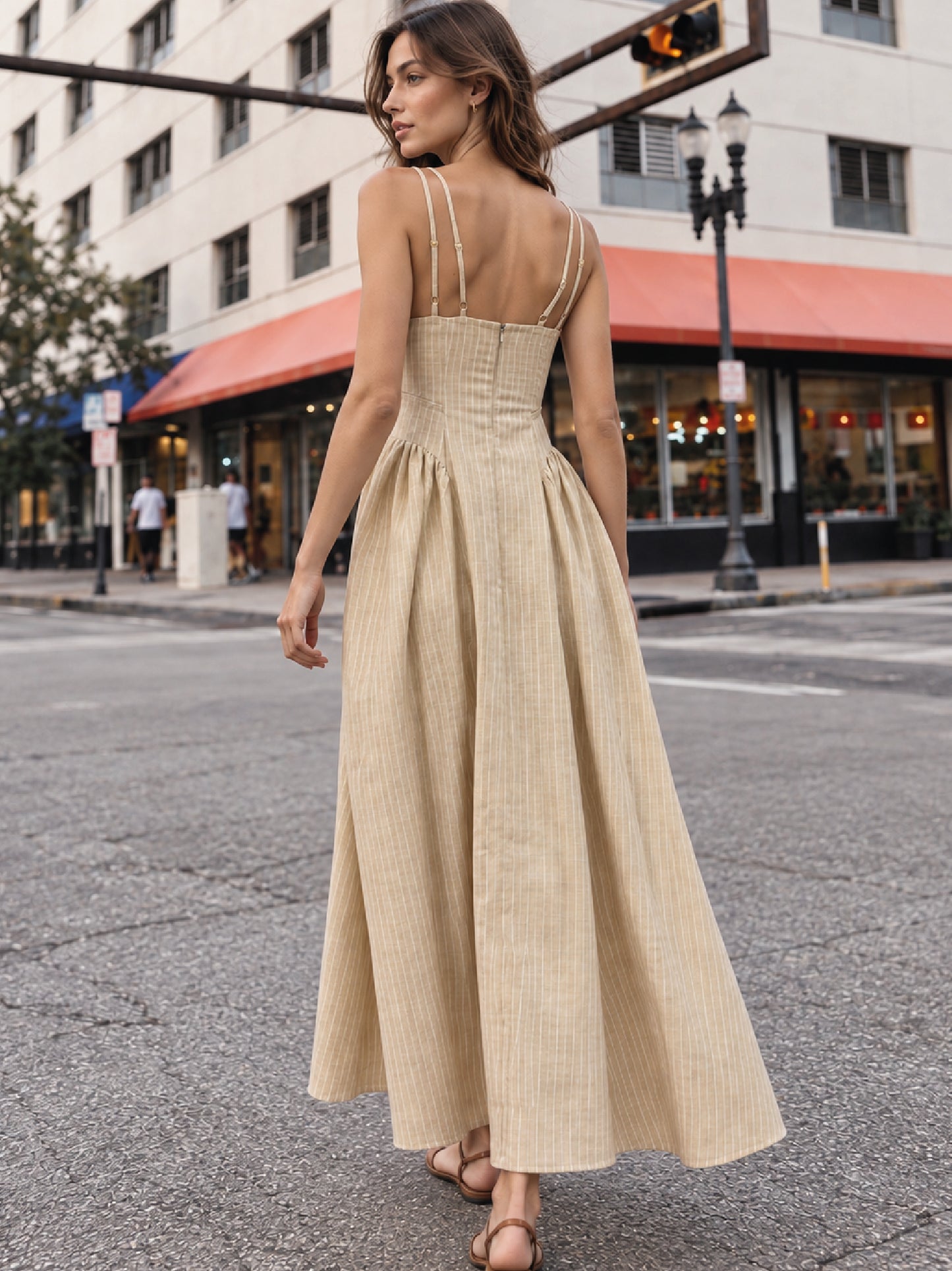 Vestido Largo Ikia Amarillo