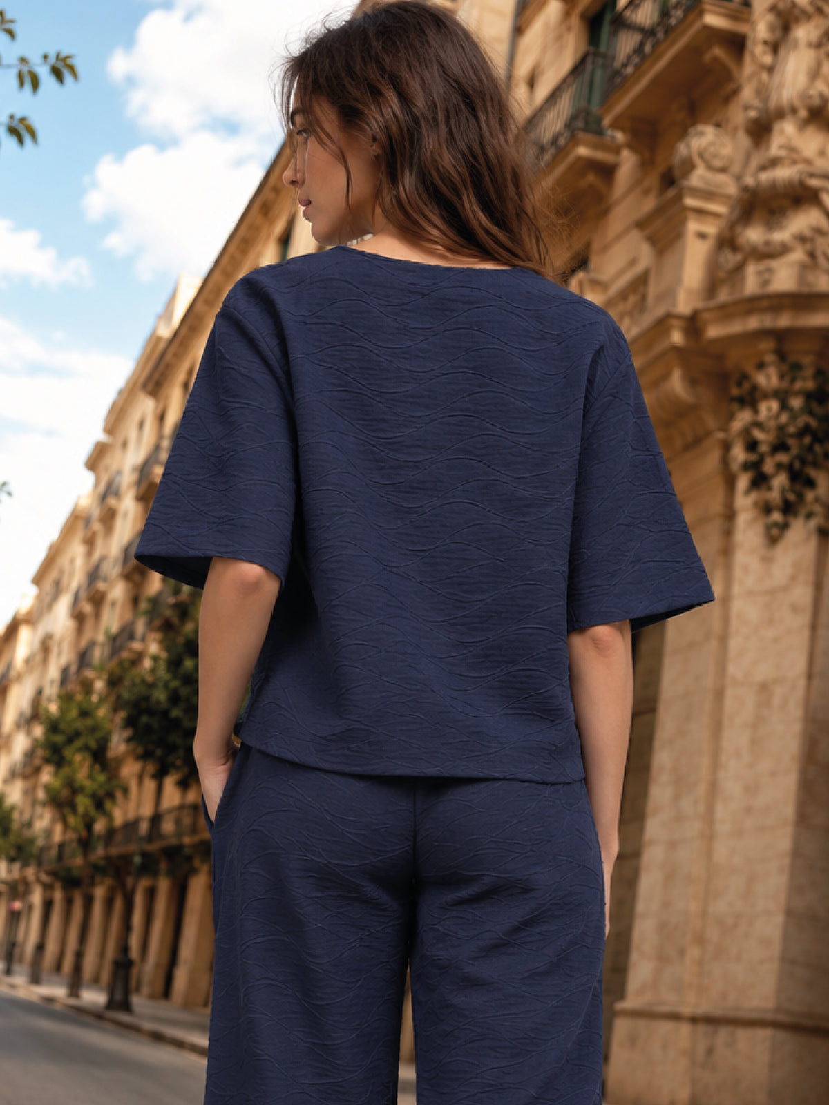 Blusa Terra Navy