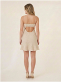 Vestido Corto Emera Beige