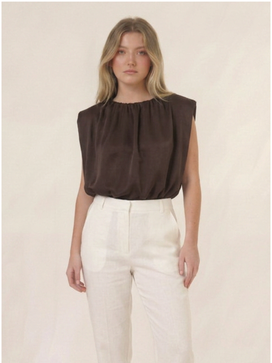 Blusa Kingham Cafe