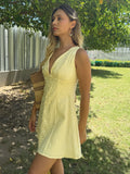 Vestido Corto Scania Crema