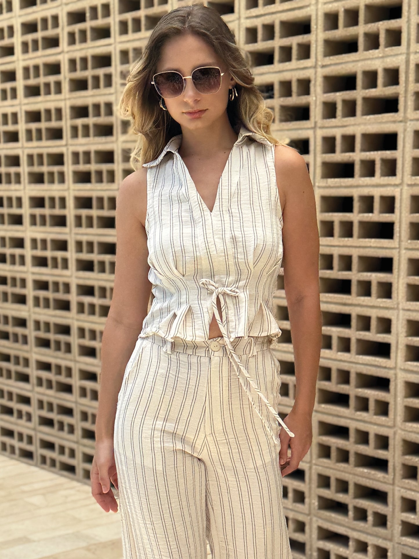 Blusa France Beige