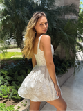 Vestido Corto Ancestral Blanco