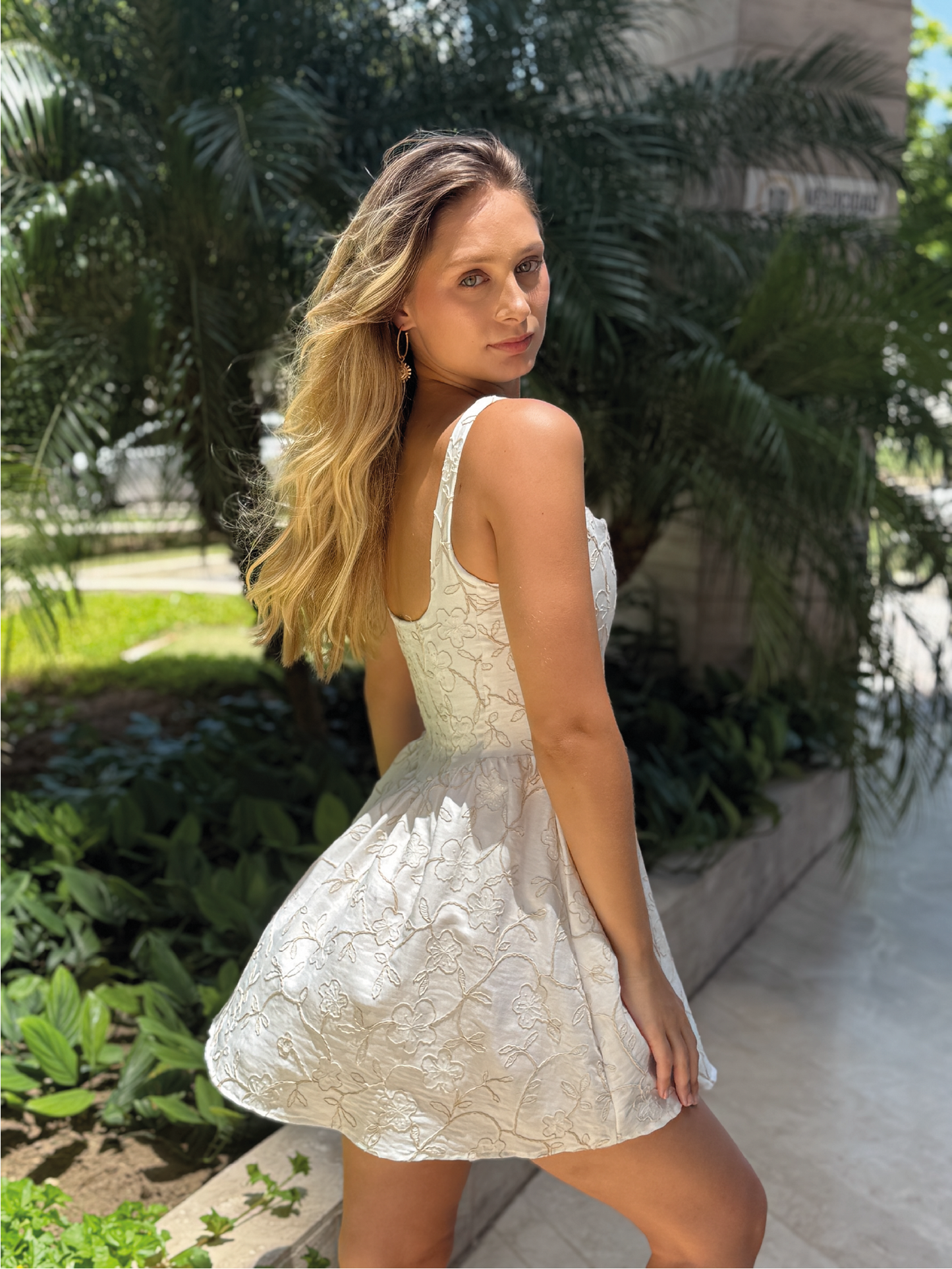 Vestido Corto Ancestral Blanco