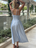 Vestido Largo Ikia Baby Blue