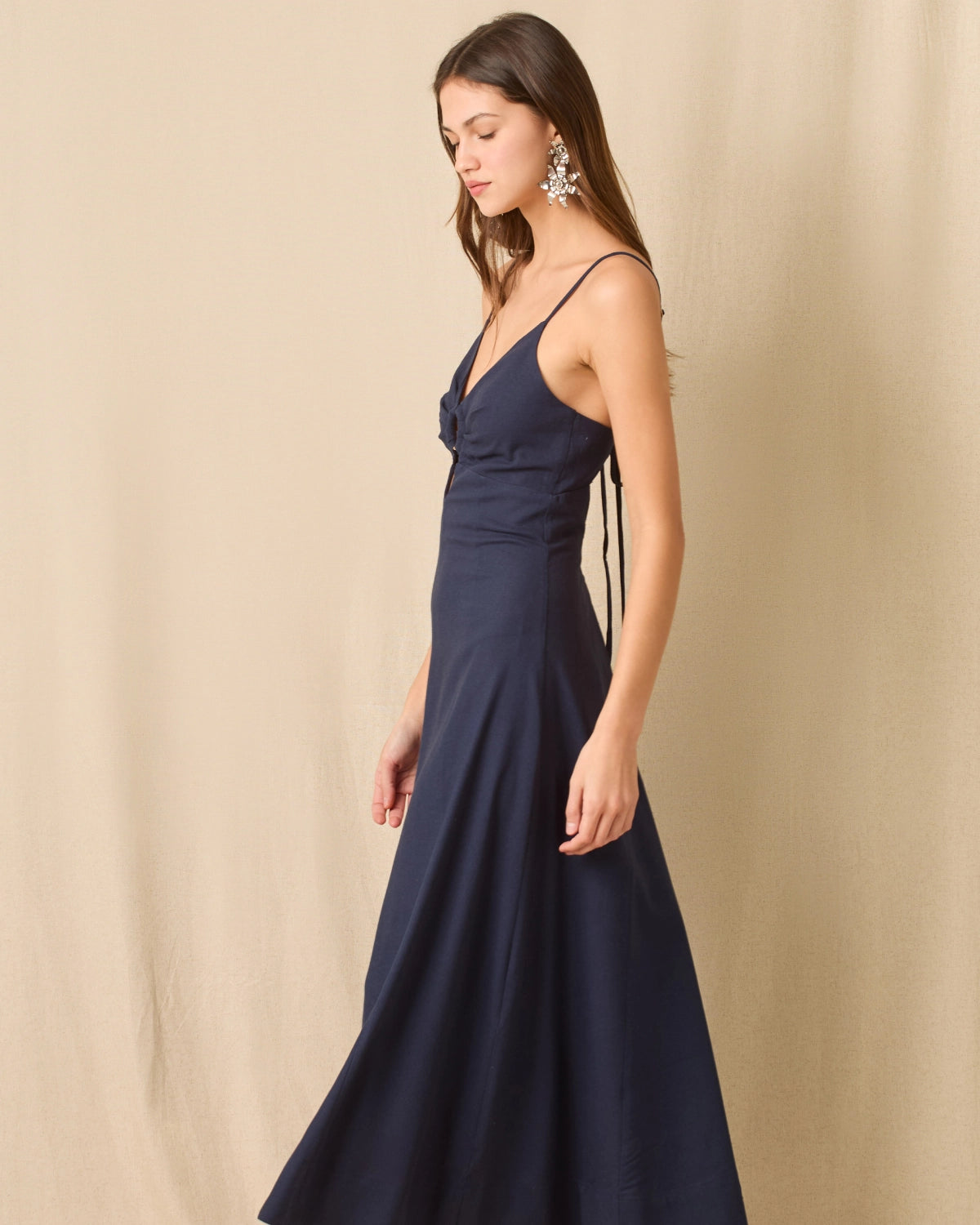 Vestido Largo Lucylou Navy
