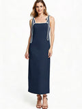 Vestido Largo Kumar Navy