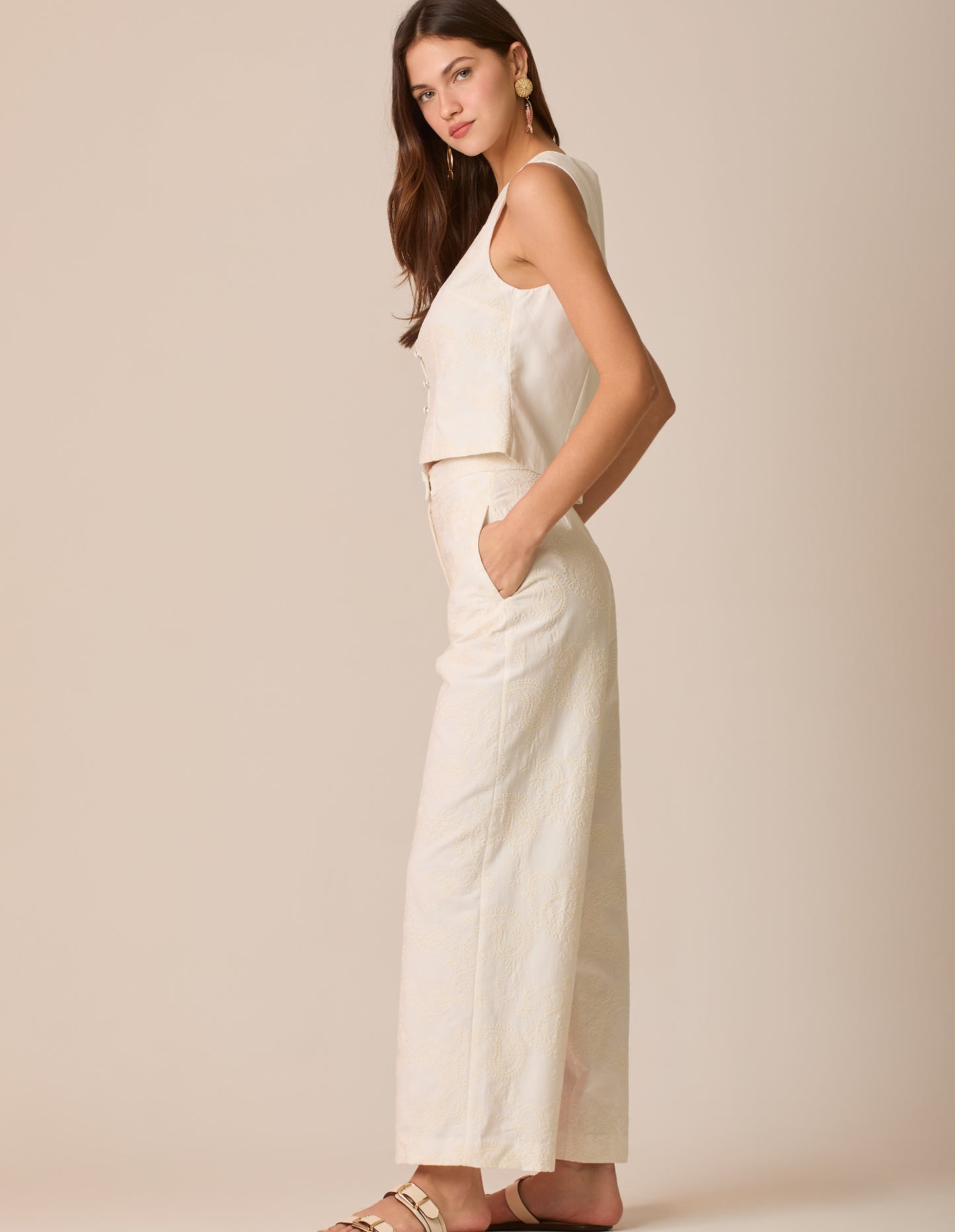 Pantalón Chela Blanco