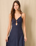 Vestido Largo Lucylou Navy