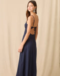 Vestido Largo Lucylou Navy